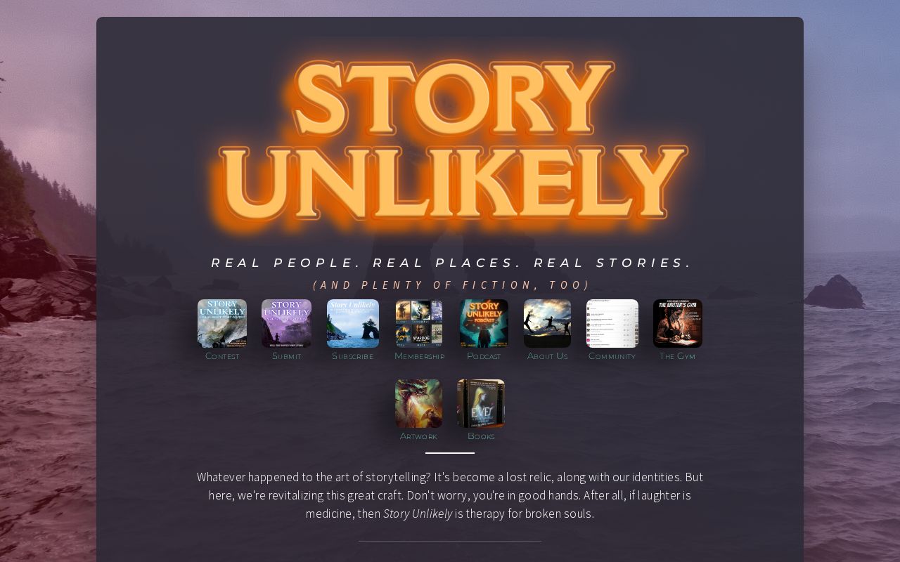 Story Unlikely – Submissions cover artwork